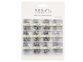 Pack 12 cajitas acrilicas con decorativos surtidos 